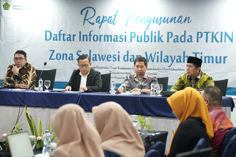 Rektor UIN Alauddin Makassar Buka Bimtek Keterbukaan Informasi Publik Zona Timur Indonesia