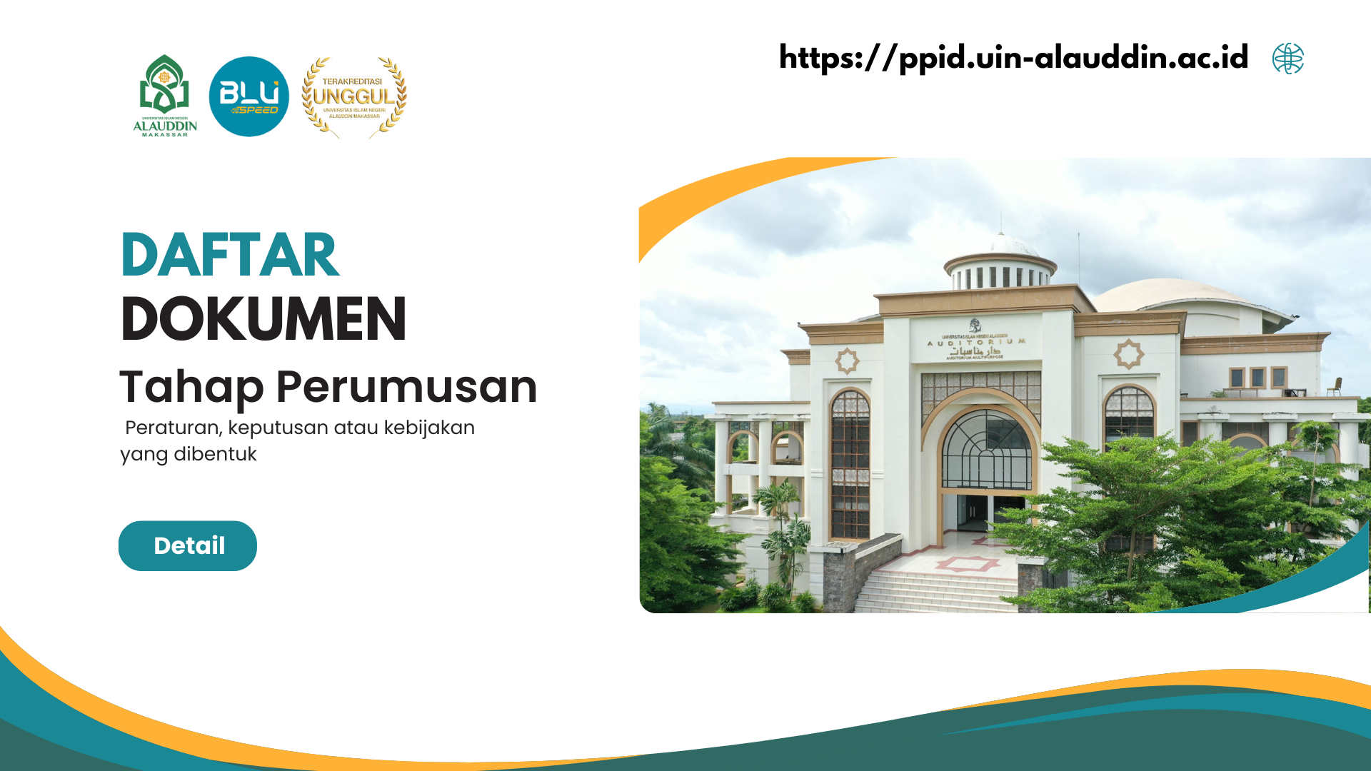 Daftar Dokumen Tahap Perumusan Peraturan Rektor UIN Alauddin Makassar Tentang Pedoman Edukasi